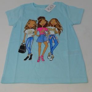The Children's Place Girls Size 4 Tee-Shirt